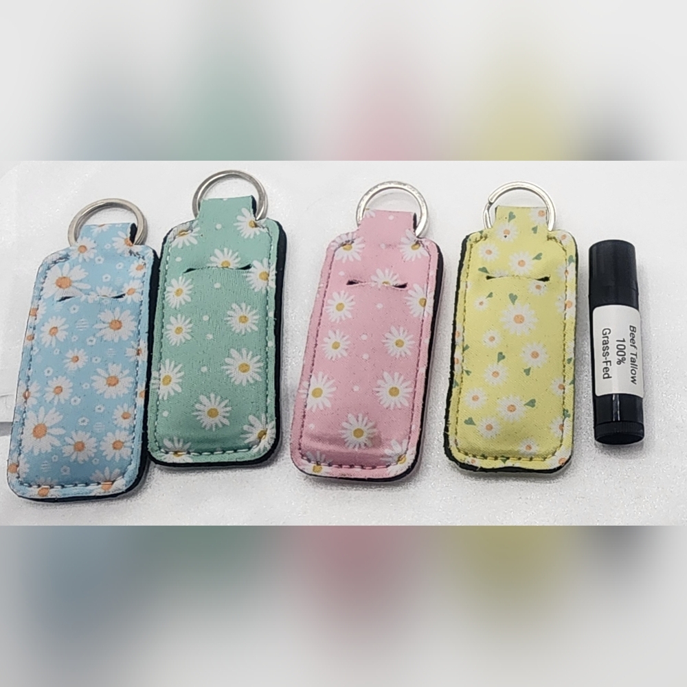 Tallow Lip Balm Pick A Key Chain Holder